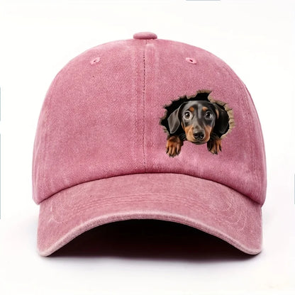 Sausage baseball cap -lightweight men's and women's print design -cartoon style durable and comfortable