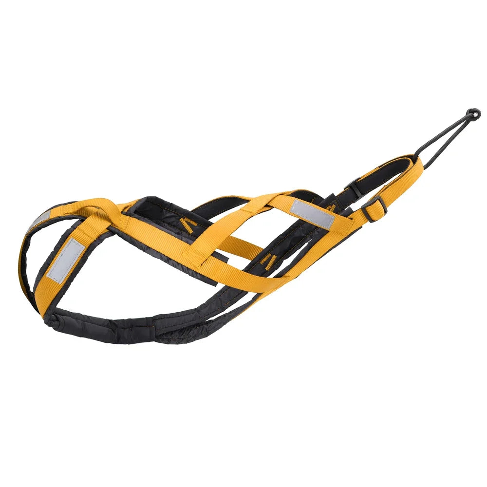 Dog Sled Harness X-Back for Large Dogs husky – Weight Pulling, Canicross, Skijoring & Scootering Harness