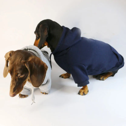 Cool Dog Sausage Hoodie for Small Dogs- Warm Puppy Clothes Dachshund Pullover