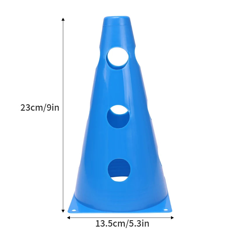 12PCS 18PCS 24PCS 30PCS 36PCS Durable  Mark Cones Football Agility Training Sport  with Hole