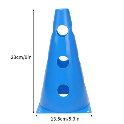 12PCS 18PCS 24PCS 30PCS 36PCS Durable  Mark Cones Football Agility Training Sport  with Hole