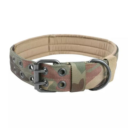 Adjustable Dog Collar Classic Reflective -Training Military Dog Collar- Nylon Heavy Duty Tactical Dog Collar German Shepherd