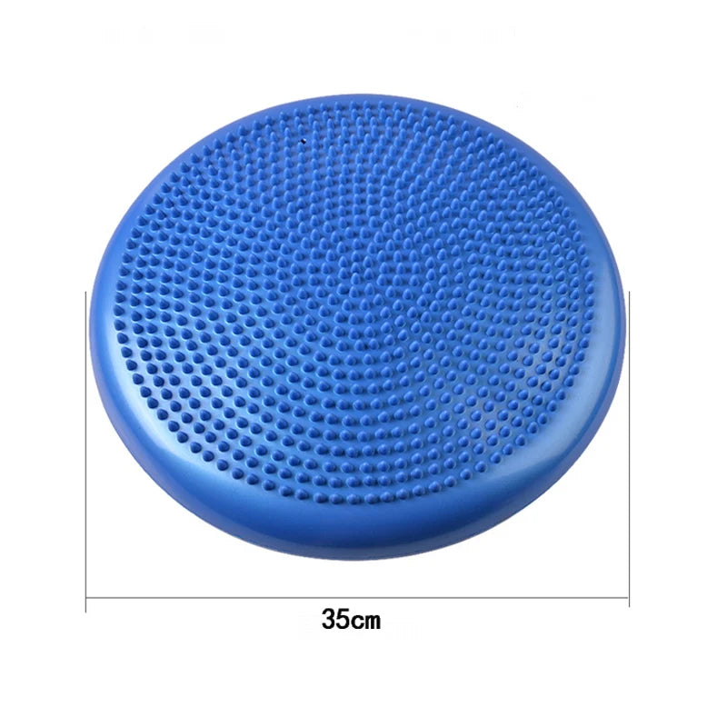 Wobble Balance Disc Cushion - Balls Inflatable Stability -Exercise Training Ball