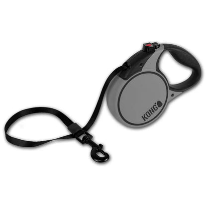 KONG Retractable Dog Leash tape 16ft (Up to 110 lbs)