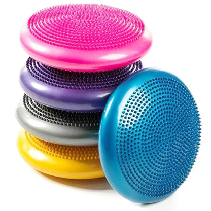 Wobble Balance Disc Cushion - Balls Inflatable Stability -Exercise Training Ball