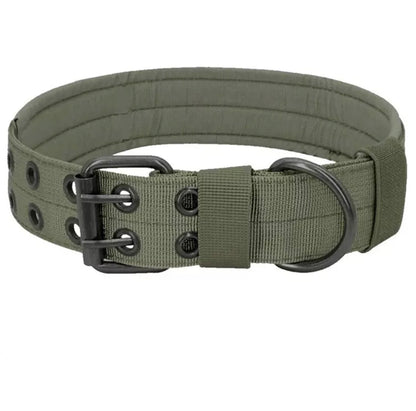 Adjustable Dog Collar Classic Reflective -Training Military Dog Collar- Nylon Heavy Duty Tactical Dog Collar German Shepherd