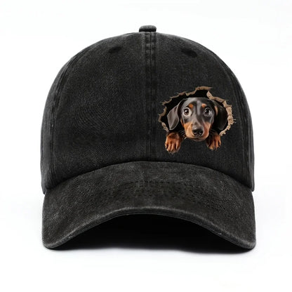 Sausage baseball cap -lightweight men's and women's print design -cartoon style durable and comfortable