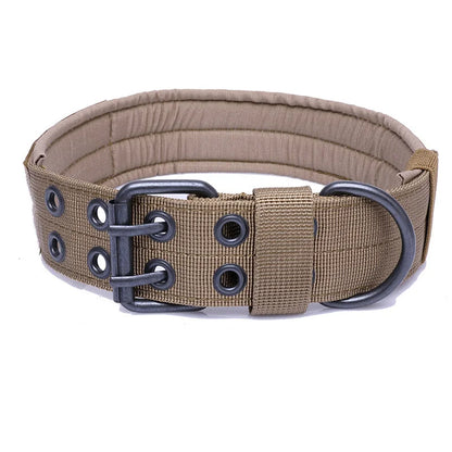 Adjustable Dog Collar Classic Reflective -Training Military Dog Collar- Nylon Heavy Duty Tactical Dog Collar German Shepherd