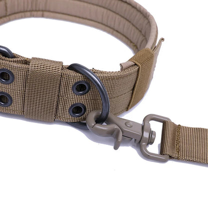 Adjustable Dog Collar Classic Reflective -Training Military Dog Collar- Nylon Heavy Duty Tactical Dog Collar German Shepherd