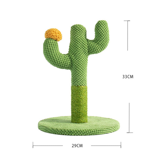 Cat Cactus Scratching Post- High Stability and Durability - Easy installation.