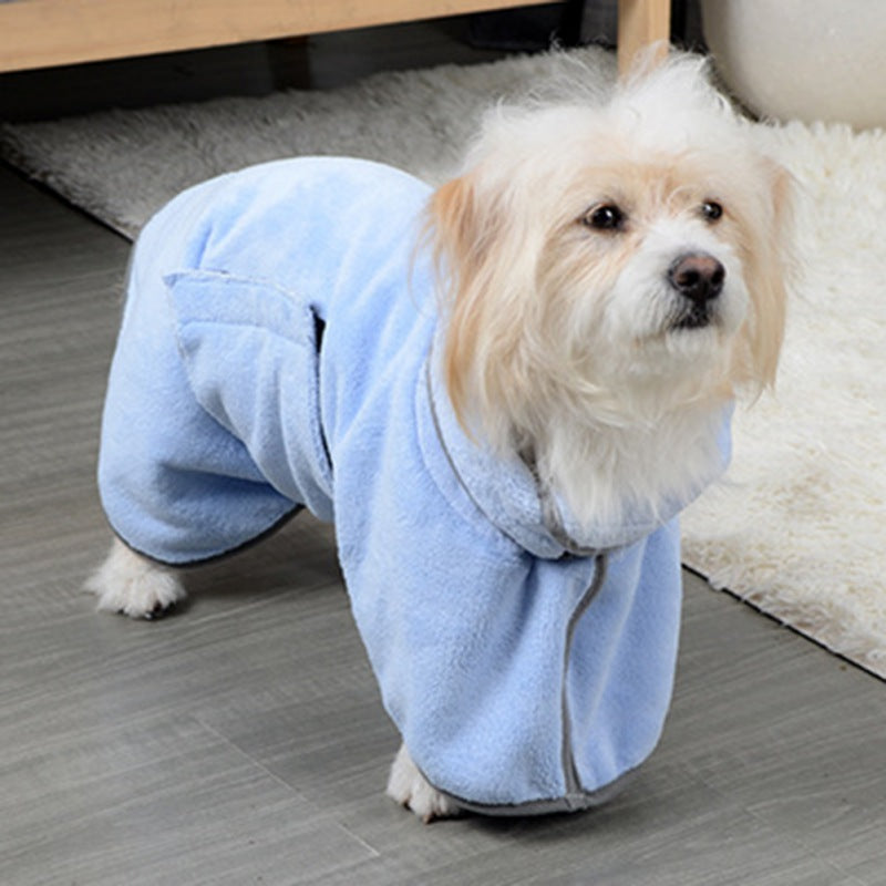 Quick-drying Pet Absorbent Towel Bathrobe - Microfiber Absorbent Pet Drying Towel