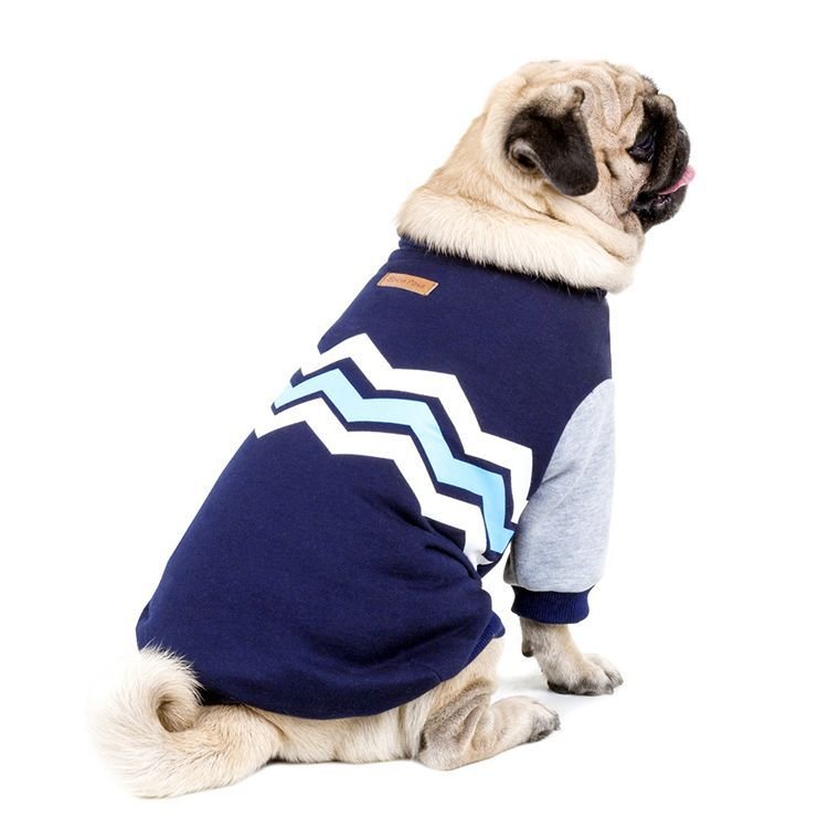 Autumn And Winter New Dog Clothes Cotton Wave Warm Sweater Pet Leisure Sweater Pet Supplies - PetsDzign