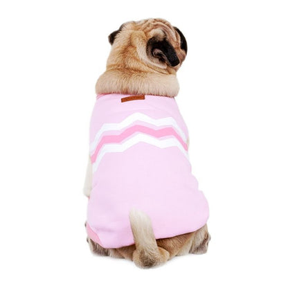 Autumn And Winter New Dog Clothes Cotton Wave Warm Sweater Pet Leisure Sweater Pet Supplies - PetsDzign