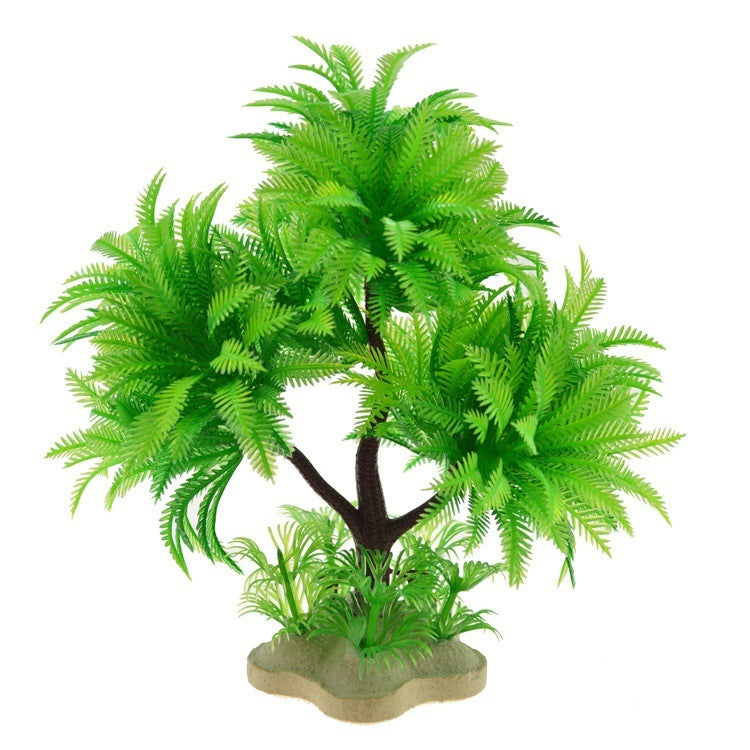 Fish Tank Landscape Artificial Water Grass- Tree Landscape Simulation -Aquarium Decorative Plastic Plant