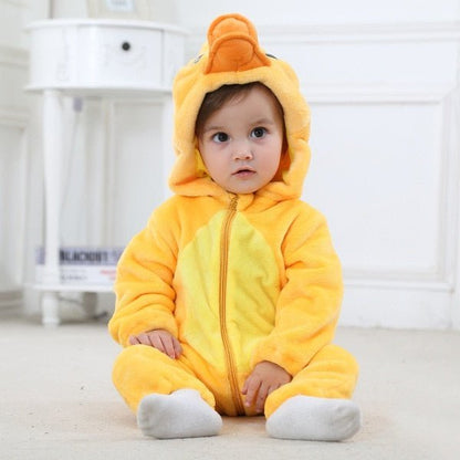 Baby Rompers Winter Kigurumi Lion Costume For Girls Boys Toddler Animal Jumpsuit Infant Clothes Pyjamas Kids Overalls ropa bebes - PetsDzign