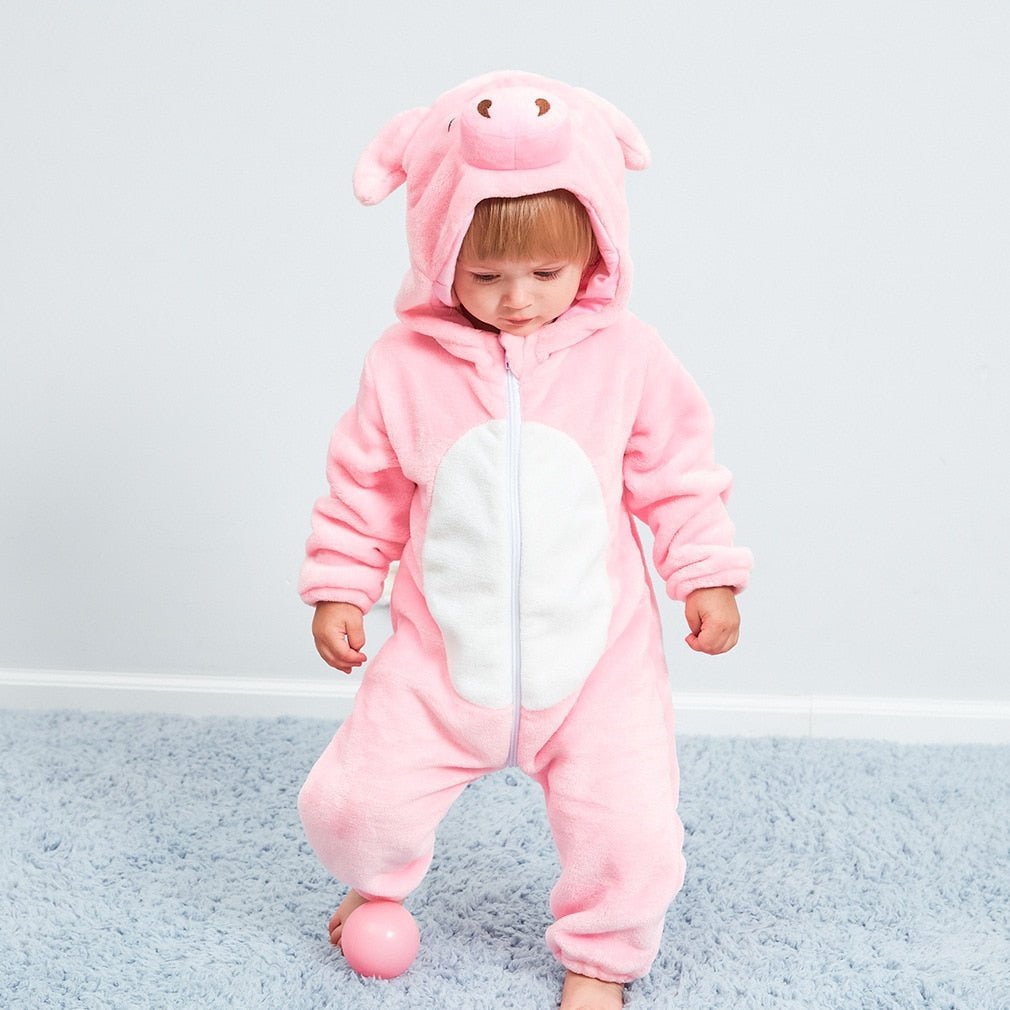 Baby Rompers Winter Kigurumi Lion Costume For Girls Boys Toddler Animal Jumpsuit Infant Clothes Pyjamas Kids Overalls ropa bebes - PetsDzign