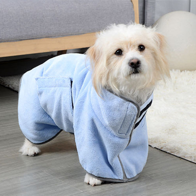 Quick-drying Pet Absorbent Towel Bathrobe - Microfiber Absorbent Pet Drying Towel