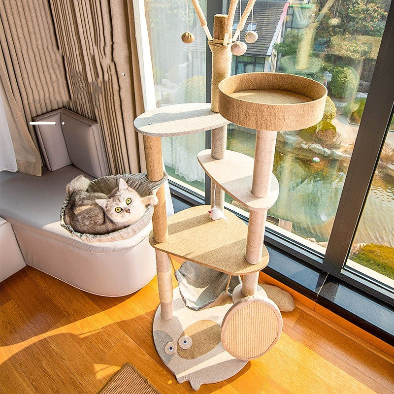 Cat Climbing Frame -Large Integrated Shelf Cat Tree