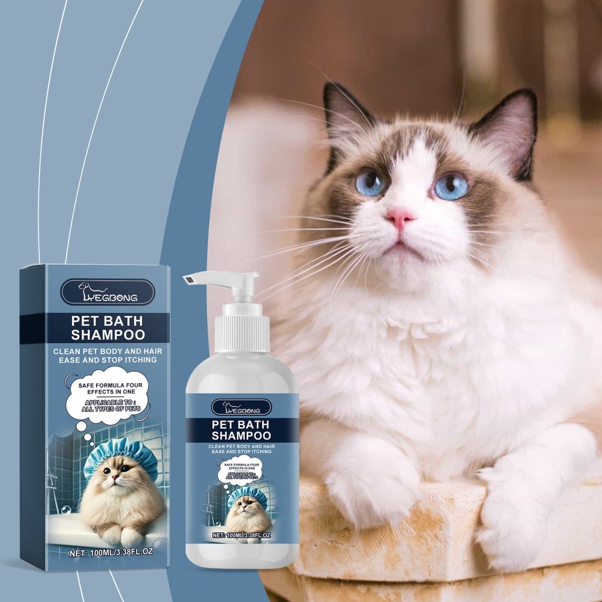 Cat And Dog Cleaning - Bath Moisturizing Nourishing Shower Gel - Mild Shampoo - PetsDzign