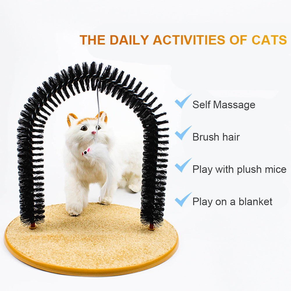 Cat grooming Arch Device - Type Massage Brush - Antipruritic - PetsDzign