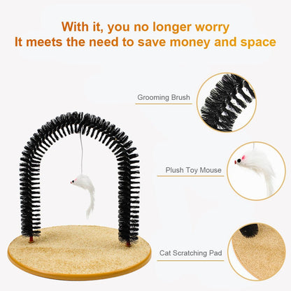 Cat grooming Arch Device - Type Massage Brush - Antipruritic - PetsDzign