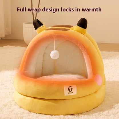 Cat Nest Four Seasons Universal Winter Warm Closed - PetsDzign