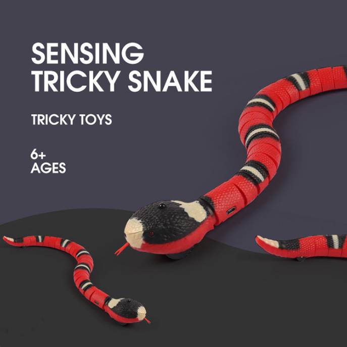 Snake toy cats