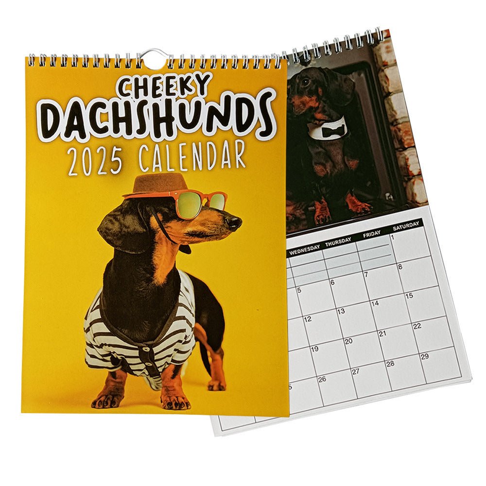 Cheeky Sausage Dog Calendar - Wiener dogs - PetsDzign