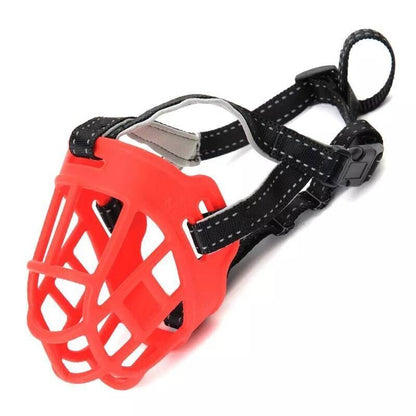 Silicone Pet Muzzle- Dog Bite And Barking Soft Mask Muzzle