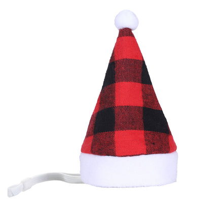 Multicolor Pet Christmas Hat Stripes