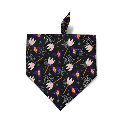 Halloween Style  Decorative Triangle Bib for Dogs and Cats -Spooky Design for Halloween- Celebrations Great Pet Accessories