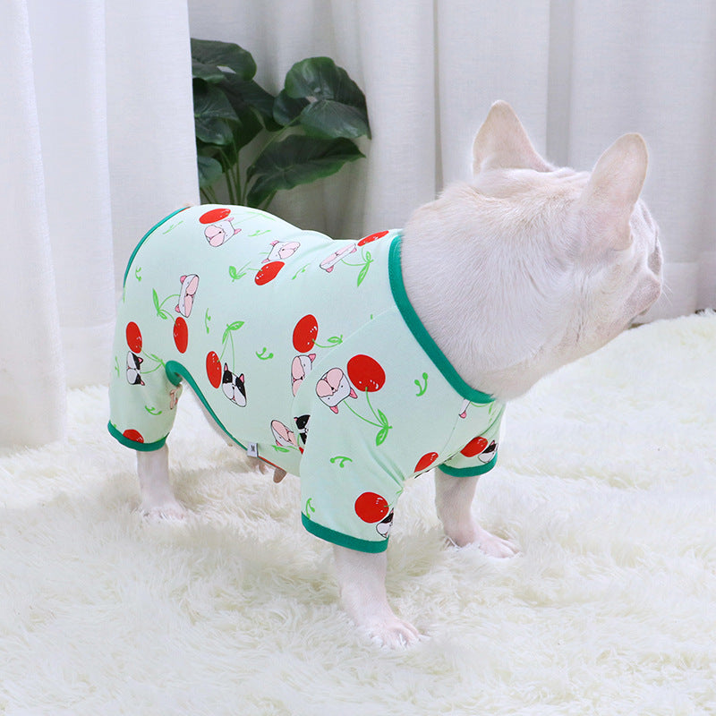 Pet Pyjamas-Animal Print Pet Clothes