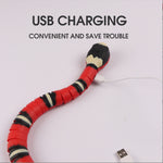 Interactive Electric Induction Snake Funny Cat Toy