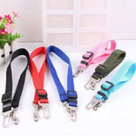 Dog Seat Belt Harness -Leash Dog Collar- Adjustable Seatbelt Leash For Small Medium Dog -Traveling Accessories