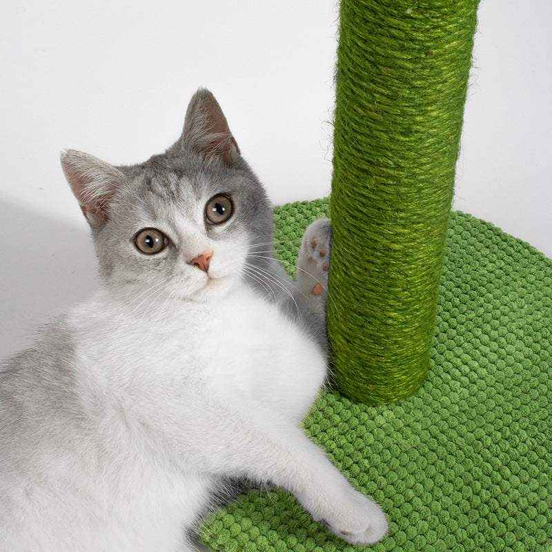 Cat Cactus Scratching Post- High Stability and Durability - Easy installation.